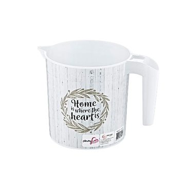 Ковш 1,4л з малюнком Дім Вінтаж пластик ELIF