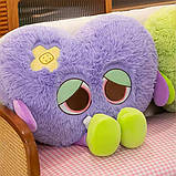 Фіолетове серце 25 см "Прости" або "Одужуй", фото 3