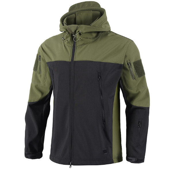 Куртка софтшел Gman Оливково-чорна Soft Shell на флісі M - фото 1 - id-p2507890896