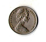 Австралія Королева Єлизавета II 20 центів 1973 рік №2368, фото 3