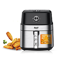 Електрична фритюрниця на 8 л для смаження без олії 1600 Вт Air Fryer RAF 5319 Повітряна фритюрниця