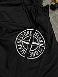 Чоловіча двостороння куртка вітровка STONE ISLAND M2295 темно-сіра, фото 6