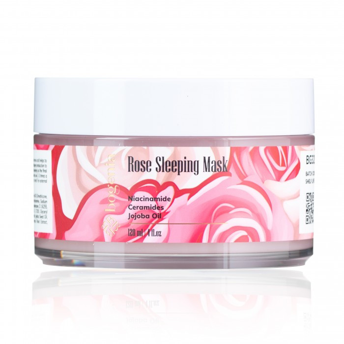Нічна маска для обличчя Rose Sleeping Mask Bogenia BG328 120 мл
