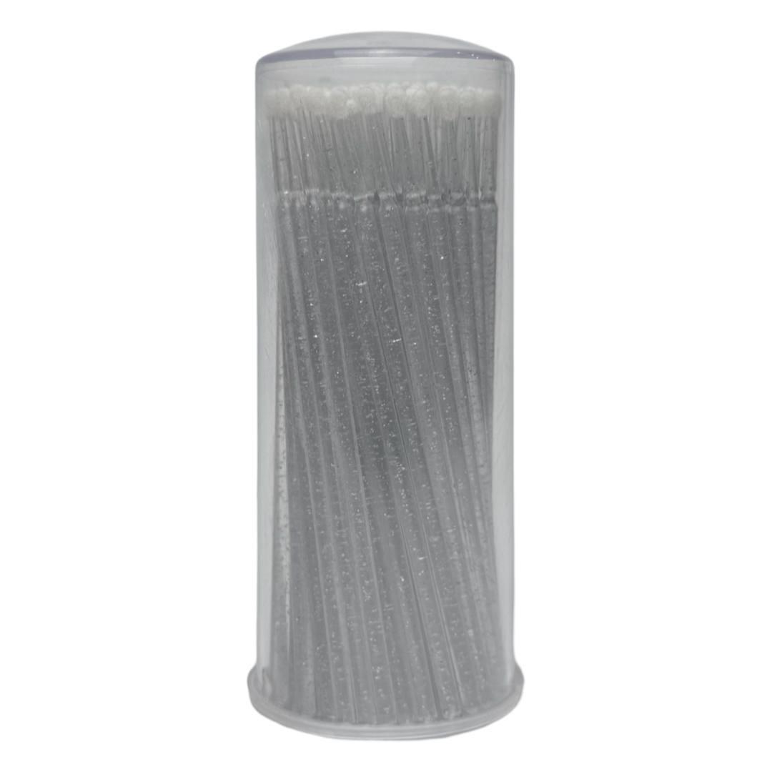 Мікробраші в тубусі колір БЛИСТКИ сріблясті 100 шт/упаковка, фото 1