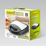 Сендвічниця гриль (поверхня) 750 Вт Maestro MR-713 - MegaLavka, фото 4