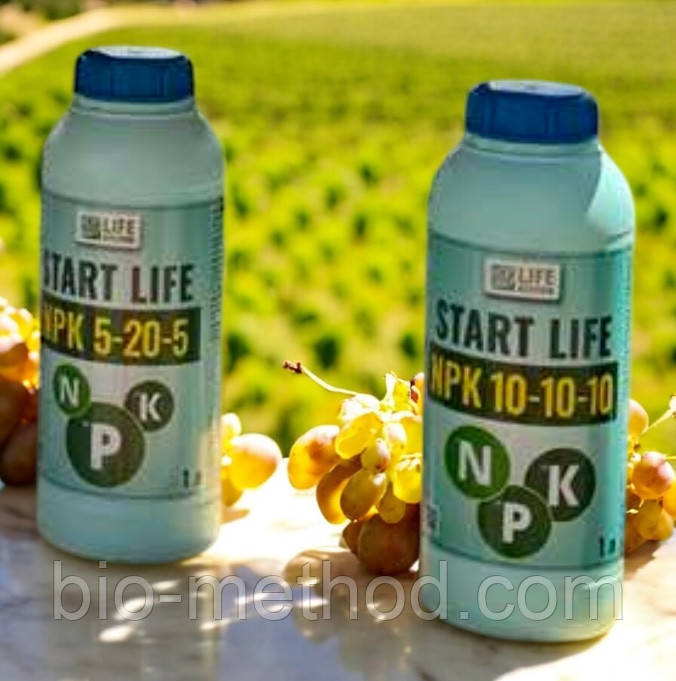 Добриво РКД «START LIFE» 1Л / NPK 10:10:10 азот, фосфор, калій.