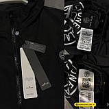 Чоловіча двостороння куртка вітровка STONE ISLAND M2294 чорна, фото 6