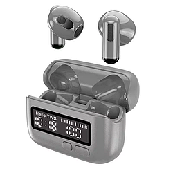 Бездротові Bluetooth навушники BPG Retro Back Clip Portable TWS 1990 (Сірий)