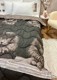 Зимова ковдра з наповнювачем холофайбер 150*210