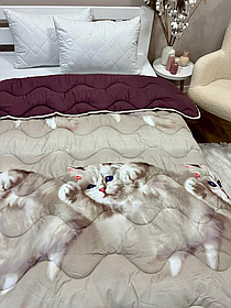 Зимова ковдра з наповнювачем холофайбер 150*210