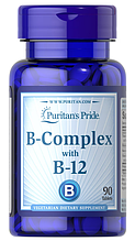Puritan's Pride B-Complex with B-12 90 таблеток