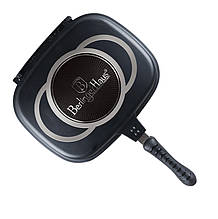 Сковорода гриль двустороння Berlinger Haus Granit Diamond Line BH-6580, 32см