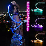 Світловий батіг — фіолетовий, для косплею, танців і полденсу, фото 10