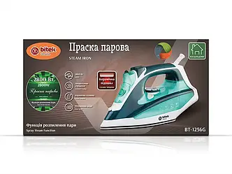 Праска парова з керамічною підошвою 2800Вт BITEK BT-1256G 10шт 6510