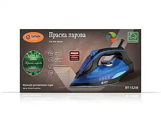 Праска парова з керамічною підошвою 3200Вт BITEK BT-1321B 6шт 6507