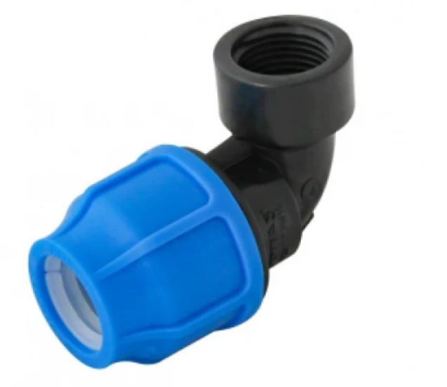 Фітінг - Коліно 90° з вн. різб.  PP D.20х1/2"  ,  PN 16