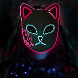 Маска з підсвіткою Кітті — рожева, фото 4