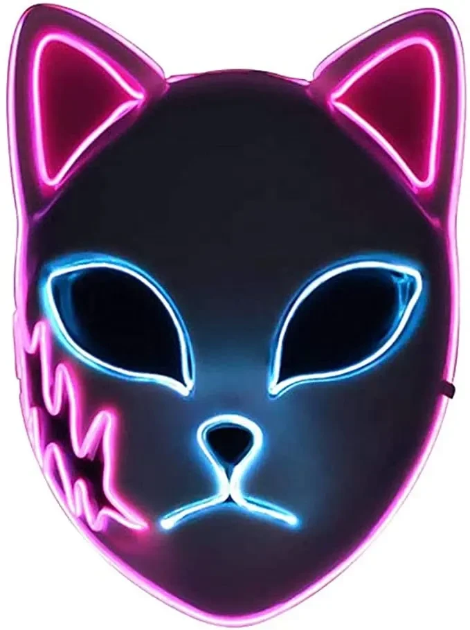 Маска з підсвіткою Кітті — рожева, фото 1