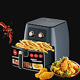 Повітряна Фритюрниця для приготування без олії 8 л на 1700 Вт Air Fryer RAF 5294, Фритюр для кухні, фото 7