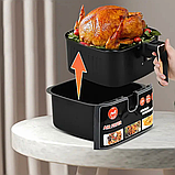 Повітряна Фритюрниця для приготування без олії 8 л на 1700 Вт Air Fryer RAF 5294, Фритюр для кухні, фото 8