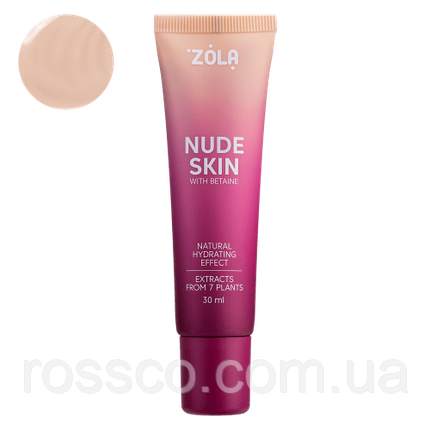 ZOLA Основа тональна NUDE SKIN 01 LIGHT, фото 1