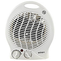 Нагрівач Тепловентилятор спіральний Wiren 1900 Вт,  2 режими, захист від перегрівання. 2 в 1. Обігрівання й обдування