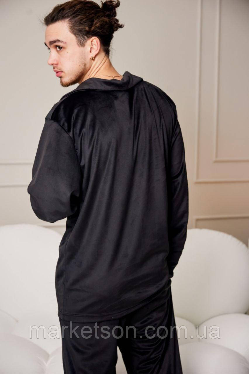 Чоловіча піжама велюрова домашній костюм р.M.L,XL,2XL