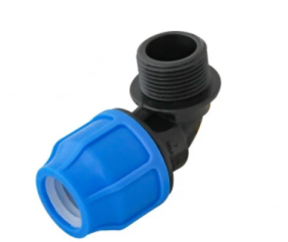 Фітінг - Коліно 90° з зовніш. різб. PP D.20х1/2" , PN 16