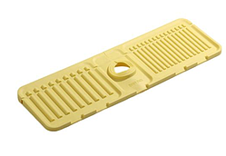 Жовта силіконова насадка-розсікач води на кран Drain Mat AND LY-692