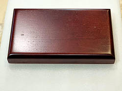 Підставка, 220*130 мм, товщина 30 мм круглий фриз, пофарбована. Лише тверді породи дерева. №23