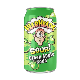 Газований напій WarHeads Sour Green apple Soda 330ml