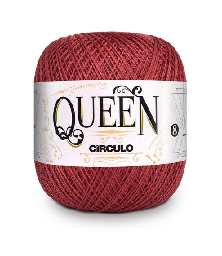 Пряжа бавовняна Circulo QUEEN (Циркуло Квін), Троянда No7136, нитки для в'язання