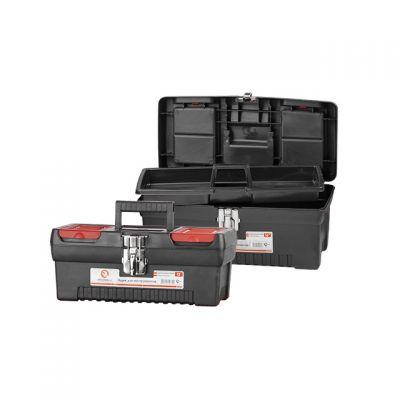 Комплект ящиків для інструментів з метал. замками, 2 од. (ВХ-1013 12,5", ВХ-1016 16") INTERTOOL BX-0009