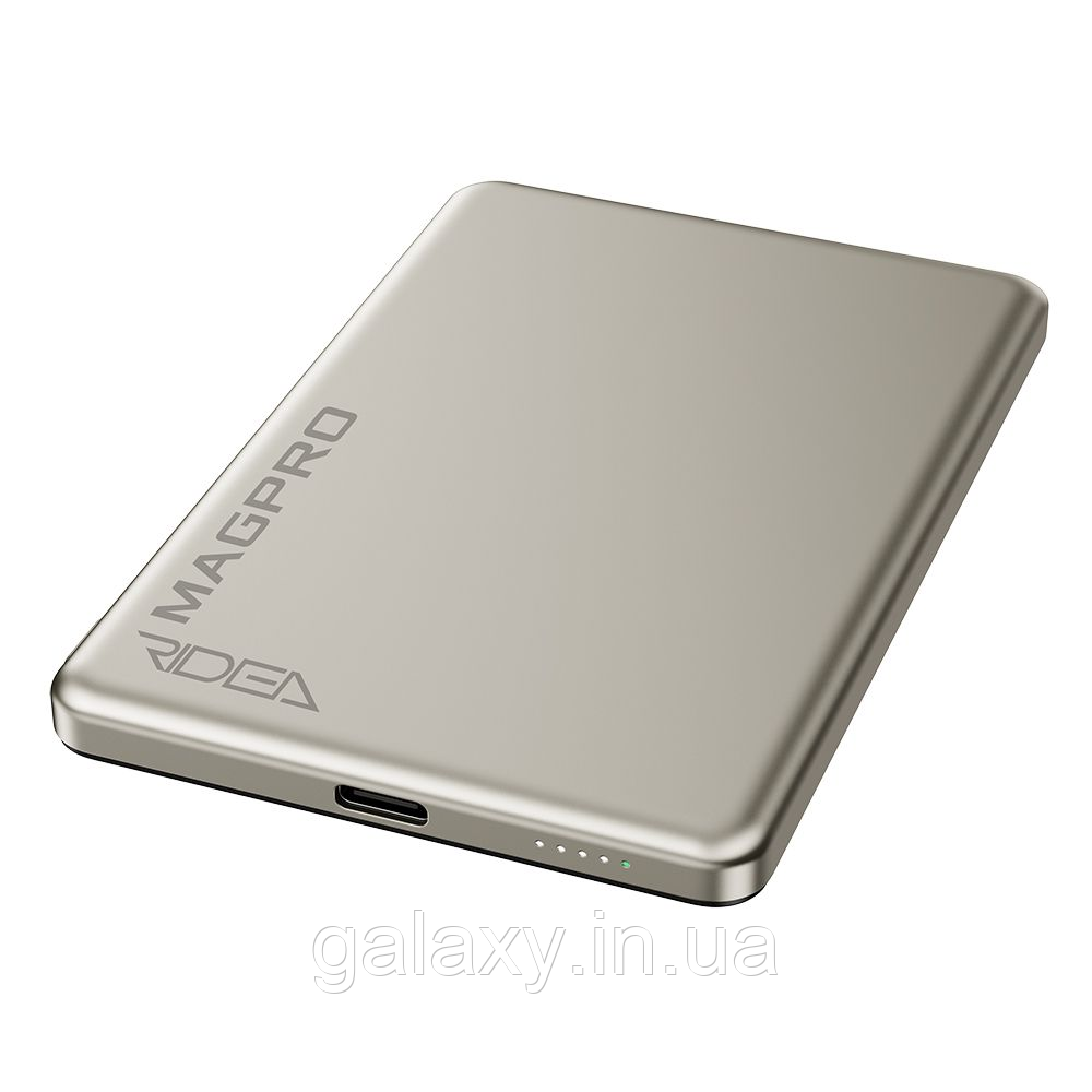 Повербанк Hoco 5000mAh з бездротовою зарядкою MagSafe/Qi1 RP-M5 MAGPRO TITAN, фото 1