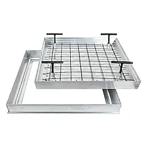 Люк у підлогу, модель "Лайт" 700х700 мм.