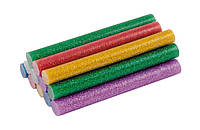 Стрижні клейові MASTERTOOL 11.2х100 мм 12 шт кольорові перламутрові 42-0156