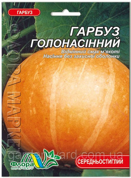 Насіння гарбуз Голонасінний 10г. Флора маркет