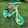 Дитячий біговел велобіг на нейлоновій рамі 12 дюймів Corso CS-12530 EVA колеса Зелений, фото 9