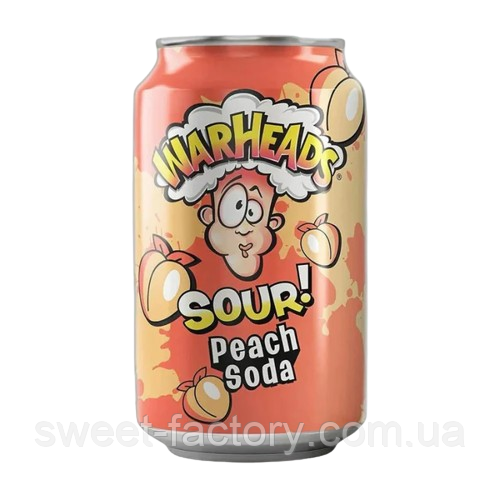 Газированный напиток WarHeads Sour Black Cherry Soda 330ml, фото 1