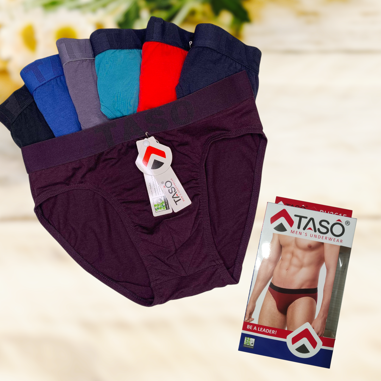 Чоловічі труси Taso бавовна+бамбук 1шт Розмір L XL 2XL, фото 1