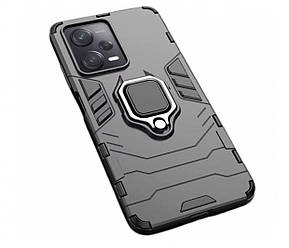 Чохол бампер Primolux Ring Armor для Xiaomi Redmi Note 12 5G - Black