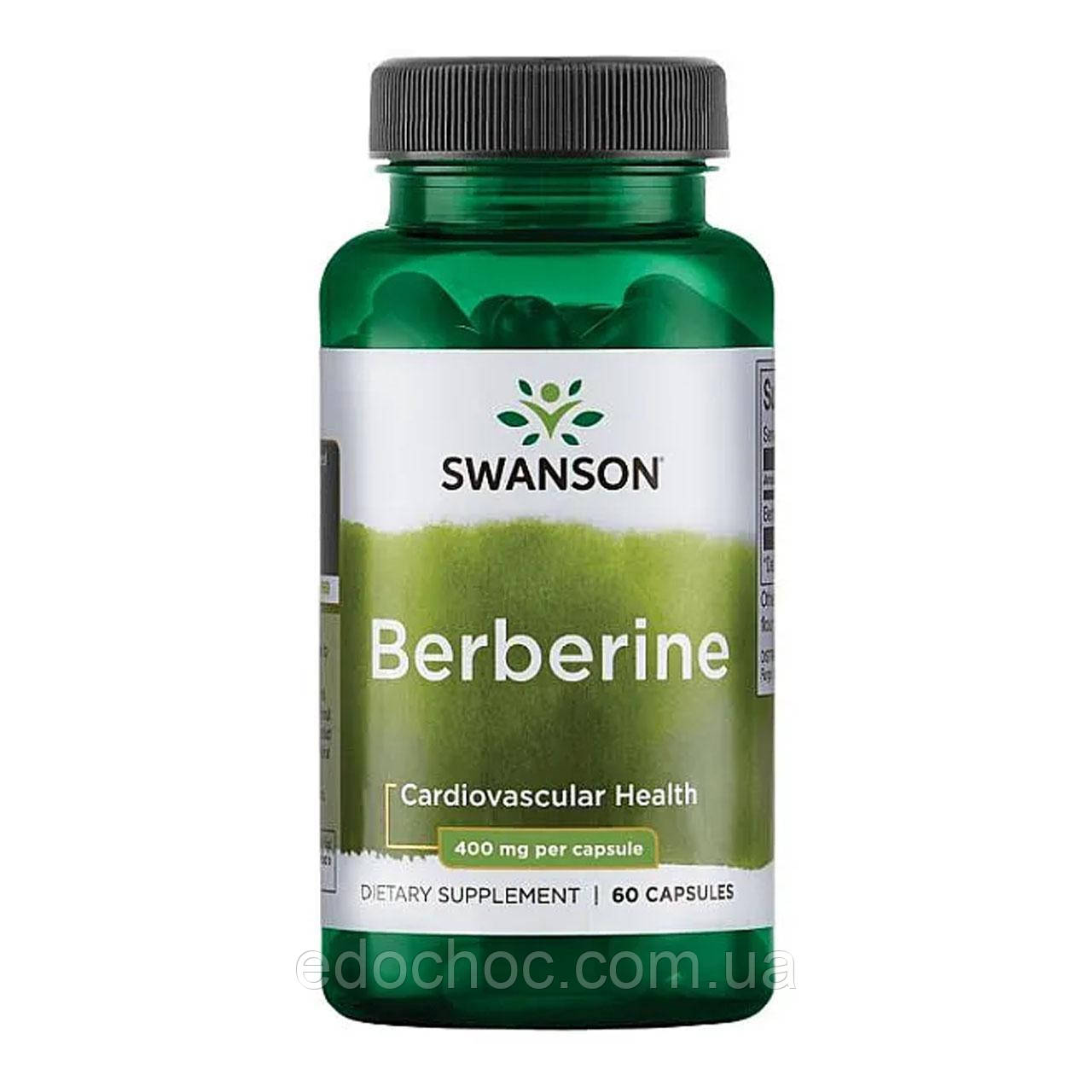 Берберин (Berberine) 400 мг 60 капсул SWV-11411
