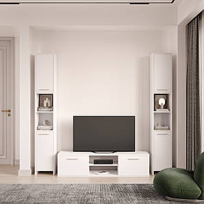 Комплект меблів у вітальню, тумба під телевізор та 2 пенали для дому F-5+K-12+F-5