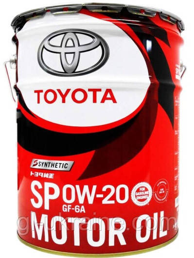 Моторна олива Toyota 0W-20 SP/GF-6A, 20л (08880-13203)