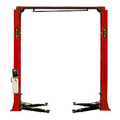 Автомобільний підіймач 2-стійковий 4 т 220 В GTM QJY240D 220 з верхньою синхронізацією