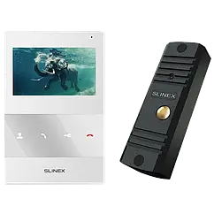 Slinex ML-16HD(Black)+SQ-04M(White) Комплект відеодомофону