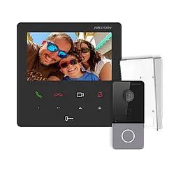 Hikvision DS-KH6110-WE1 + DS-KV6113-WPE1(C) Комплект відеодомофона