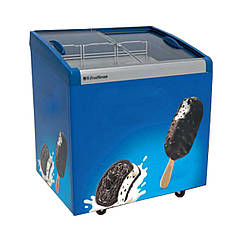 Морозильна камера 200 л 3 кошика, з випуклим склом AURORA  -18…-25°С, камера морозильна в магазин