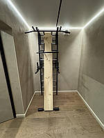 Тренажер дошка для спини хребта профілактор шведська стінка чорна оздоровча ЛФК турнік бруси