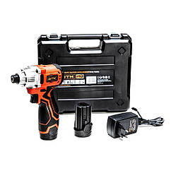 Акумуляторний ударний шурупокрут GTM IS12/120BL + 2 АКБ і ЗП у кейсі